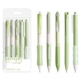 thumbnail image 1 of DAMAI 5 Count Pastel Gel Ink Pen Set,Cute Note Taking 0.5mm Fine Point Retractable Black Ink Pens for Journaling,Aesthetic Office Supplies, Nurse Pens (Green), 1 of 6