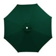 thumbnail image 1 of DAMAI 6.5ft/7.5ft/8ft/9ft/10ft Universal Patio Umbrella Replacement Canopy, 6 Ribs 8 Ribs Outdoor Market Table Patio Umbrella Canopy Cover Replacement UV Protective Cloth(Dark Green,10FT(6-Ribs)), 1 of 5