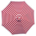 thumbnail image 1 of DAMAI 6.5ft/7.5ft/8ft/9ft/10ft Universal Patio Umbrella Replacement Canopy,Outdoor Market Table Patio Umbrella Canopy Cover Replacement UV Protective Cloth(Red And White Stripe,9FT(6-Ribs)), 1 of 4