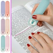 DAMAI 6 Pcs Aesthetic Chisel Tip Highlighters: Assorted Pastel Colors Cute Marker Pens,Soft Tip Multi Colored No Bleed Smear Water Based Highlighter Set,for Underline Highlighting Journaling
