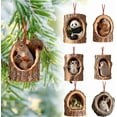 thumbnail image 1 of DAMAI 6 Pcs Forest Animal Christmas Ornament 2025, Forest Animals Acrylic Cute Xmas Hanging Decoration for Xmas Tree Home Decor Keepsake Xmas Gifts, 1 of 3