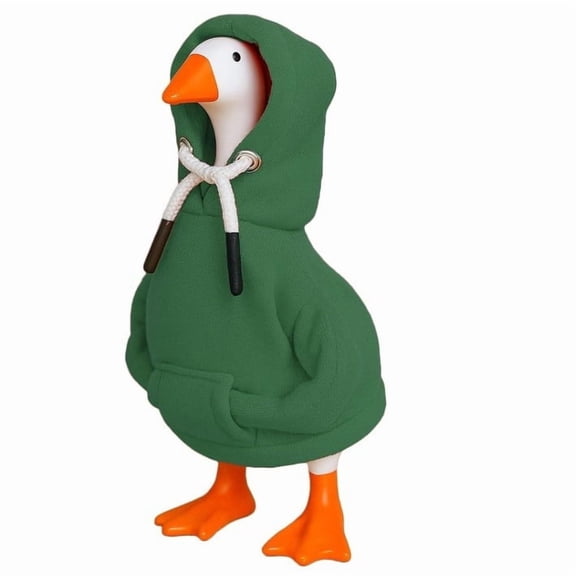 DAMAI 7 Inch Desk Goose Outfits Hoodies,Red Hoodies Tabletop Goose Accessory Mini Porch Goose Costume,Cute Magnetic Goose Costume & Key Holder Accessory, Funny Desk Goose Decorative Apparel