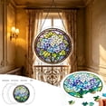thumbnail image 1 of DAMAI 83 Pieces Acrylic Puzzle Window Hanging, Colorful Sunrise Sun Catchers Panel SunCatchers Puzzles Decor for Birthday Women, Men, Wife, Aunt, and Mom 7.36 in, 1 of 7