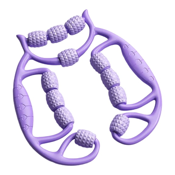 DAMAI 9-Wheel Deep Tissue Massage Roller,Ring Clamp Leg Massager,Professional Circular Massage Tool for Arms,Legs,Calves,Neck,Cellulite Reduction