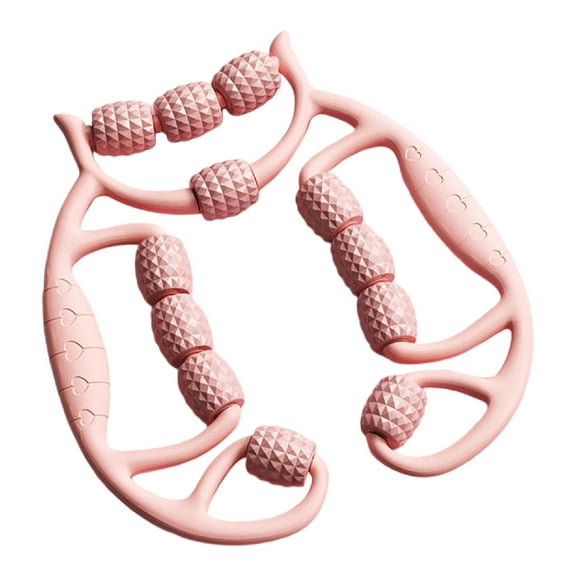 DAMAI 9-Wheel Deep Tissue Massage Roller,Ring Clamp Leg Massager,Professional Circular Massage Tool for Arms,Legs,Calves,Neck,Cellulite Reduction