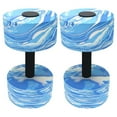 thumbnail image 1 of DAMAI Aquatic Exercise Dumbbells, 2PCS Aqua Fitness Barbells,High-Density EVA-Foam Dumbbell Set,Portable Professional Pool Resistance Foam Barbell Water Aerobic Equipment for Women Men ﻿, 1 of 9