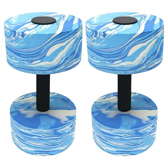 DAMAI Aquatic Exercise Dumbbells, 2PCS Aqua Fitness Barbells,High-Density EVA-Foam Dumbbell Set,Portable Professional Pool Resistance Foam Barbell Water Aerobic Equipment for Women Men ﻿