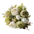 thumbnail image 1 of DAMAI Artificial Flowers Silk Peony Arrangements for Wedding Bouquets, Vintage Artificial Peonies Silk Flowers for Wedding Bridal Home Decor, Realistic Floral Displays for Lasting Elegance, 1 of 6