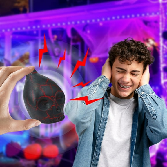 DAMAI Aztec Death Whistle,Screaming Skull Whistle Halloween Ceramic Whistle,Party Skull Whistle Human Loud Screaming for Cultural Exhibitions and Theatrical Effects