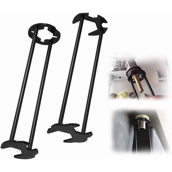 DAMAI Basin Wrench Set, Heavy Duty Sink & Faucet Tool, 7 Sizes Under Basin Wrench Universal Four-Claw Hexagon Wrench, Plumbing Tools for Tight Spaces Kitchen & Bathroom