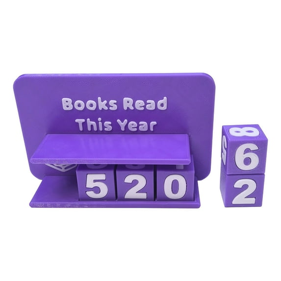 DAMAI Books Read Book Counting Decorative Figurine - Track Your Reading Progress