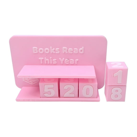 DAMAI Books Read Book Counting Decorative Figurine - Track Your Reading Progress