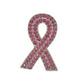 thumbnail image 1 of DAMAI Breast Cancer Awareness Brooch,Breast Cancer Fashion Full Diamond Pink Ribbon, Awareness Pin Prevention And Awareness Pink Ribbon Pins Suitable For Charities And Social Events, 1 of 7