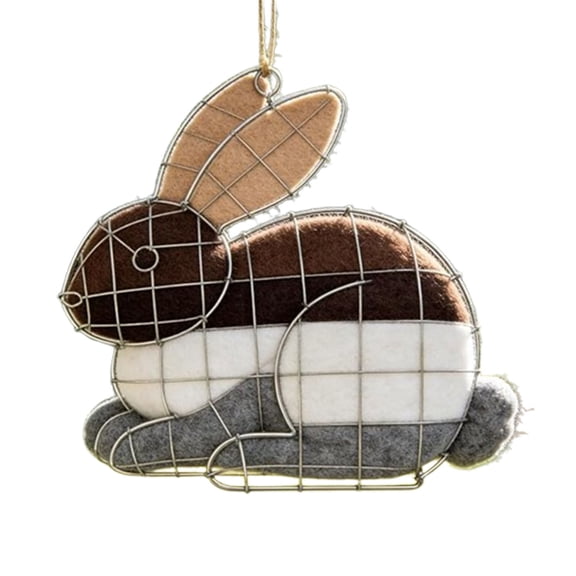 DAMAI Bunny Shaped Handmade Fiber Bird Nesting Heart, Artificial Alpaca Fiber Bird Material House Balls Spring Tree Shelter for Wild Birds Fowl Gifts Animal Hummingbirds Lovers Home Garden Yard
