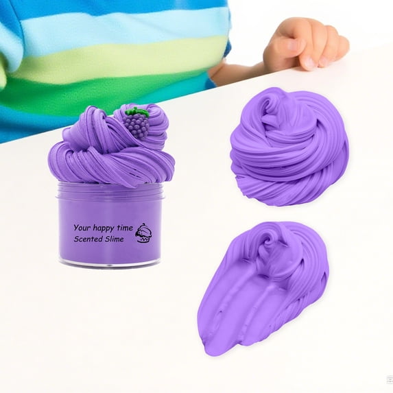 DAMAI Butter Slime Kit,1 Pack 70ml Slime Sludge Toy,Assorted (Jelly Cube Crunchy, Cloud, Butter) Slime, Non-Sticky, DIY Stress Relief Toys Birthday Gift,Party Favor