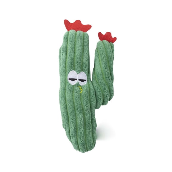 DAMAI Cactus Organic Catnip Cat, Interactive Dental Cat Chew,Bite‑Resistant Soft Cactus‑Shaped Play Doll for Teeth Cleaning Daily Biting Chewing Interactive Play‑time Use