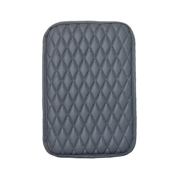 DAMAI Car Center Console Cover, Leather Car Armrest Cushion with 2 Storage Pockets,Universal Waterproof Cushion Pad,Auto Interior Arm Rest Seat Box Pad Accessories, Universal for SUV, Sedan, Truck