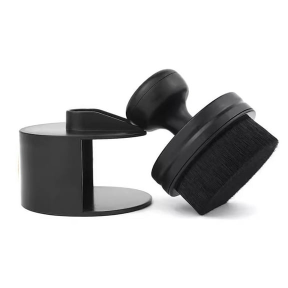 DAMAI Car Tire Shine Applicator Brush,Automotive Tire Dressing Applicator Brush- Large Automotive Tire Dressing Applicator Brush with Storage Stand forVehicles Tire Shine Polish Wax and Car Wash Kit