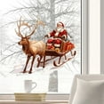 thumbnail image 1 of DAMAI Christmas Cartoon Elk Breaking The Wall Window Stickers Decorations, Removable Large Santa Claus Elk Wall Stickers DIY Xmas Art Home Decor for Winter Christmas Holiday New Year Supplies, 1 of 7