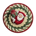 thumbnail image 1 of DAMAI Christmas Santa 3D Rug – Christmas Optical Illusion Rugs, Santa Claus Quilted Round Rug, Decorative Rugs with Depth Pattern for Holiday Entryway Living Room Bedroom Christmas Decor(15.75 Inch), 1 of 6