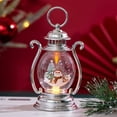 thumbnail image 1 of DAMAI Christmas Snow Globes Snowman Musical Lighted Winter Scene Fall Decor, Lighted Water Globe Lantern White Santa Claus,Exquisite Props for Christmas Parties, Room & Dining Table Decor, 1 of 3