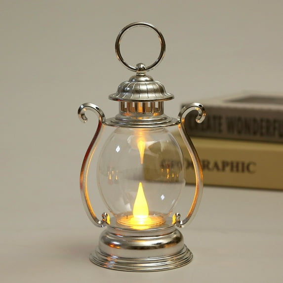 DAMAI Christmas Snow Globes Snowman Musical Lighted Winter Scene Fall Decor, Lighted Water Globe Lantern White Santa Claus,Exquisite Props for Christmas Parties, Room & Dining Table Decor