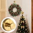 thumbnail image 1 of DAMAI Christmas Wreath Hangers for Front Door, 2025 New No Drill Suction Cup Hooks for Wreaths on Glass, Wreath Hanger for Front Door, Towel Hooks for Window Bathroom Mirrors Shower (1, Gold), 1 of 8