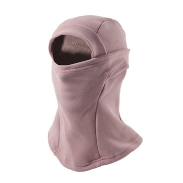 DAMAI Cold Weather Balaclava Ski Mask for Men Windproof Thermal Winter Scarf Mask Women Neck Warmer Hood for Cycling Pink