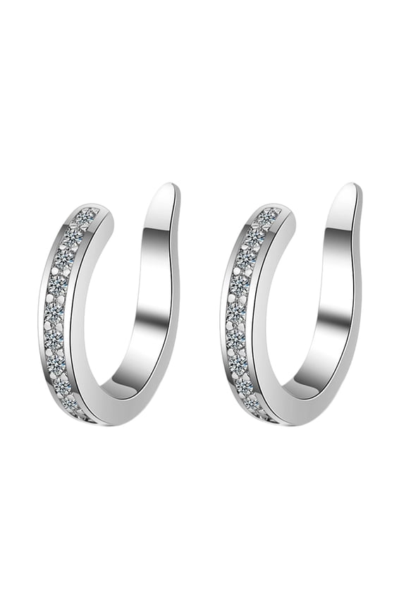 Ear Clips, Non Piercing Ears Corrector Clips Thin Chunky Ears Cuffs Earrings, Alloy Clip on Cartilage Earring Adjustable Fake Earrings for Women Man