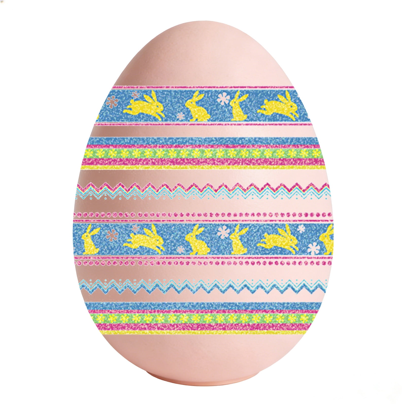 DAMAI Easter Eggs Tattoo Stickers Easter Art Decals Funny Colorful Stickers Cute Rabbit Chick Flower Stars Eggs Tattoo Art Design Decals DIY Party Decoration Supplies for Eggs
