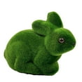 thumbnail image 1 of DAMAI Easter Green Flocking Foam Rabbits, Simulation Moss Ball Landscaping Decorations Decorations Simulation Green Gardening, 1 of 4