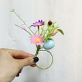 thumbnail image 1 of DAMAI Easter Napkin Rings Spring Foam Eggs Floral Napkin Ring Rustic Farmhouse Greenery Napkin Rings with Berries for Spring, Holidays, Table Decor, Family Dinner Easter Wedding Dinner Decor, 1 of 9