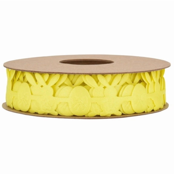 DAMAI Easter Ribbon for Eggs Bunnies Carrot Spring Craft for Party Holiday Crafts Easter Supplies Eggs Bunnies Carrot