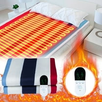 DAMAI Electric Under Blanket Soft and Comfortable Heated Sheet with 9 Heat Settings, Electric Blanket Double Heated Blanket, Machine Washable, Overheat Protection, Fast Heating for Bed