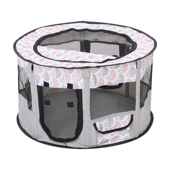 DAMAI Foldable Outdoor Pet Tent Playpen, Portable Pop Up Dogs Enclosure Kennel, For Small Dogs Cats Rabbits Indoor And Outdoor Camping Use
