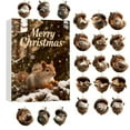 thumbnail image 1 of DAMAI Forest Animal Acorn Ornaments Advent Calendar 2025, 24PCS Cozy Forest Christmas Ornaments, Pine Cone Animal Ornament for Christmas Tree Decoration, 1 of 3