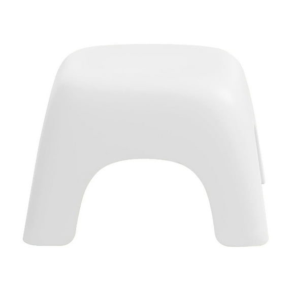 DAMAI Four-Corner Stool Household Small Stepping Stool,Bottom Anti-Skid Pad No Sharp Corners,Kids Portable Anti-Slip Sitting Stool Daily Use,Great for Bedroom, Living Room Kids or Adults (White)