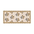 thumbnail image 1 of DAMAI Front Door Mat Indoor Entrance Floral Washable Layered Doormat, Non-Slip Beige Boho Runner Rug with Spring Porch Design, Entry Mat for Kitchen Hallway Bedroom Laundry Room Outdoor Decor, 1 of 8