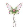 thumbnail image 1 of DAMAI Green Fairy Wings for Women,Mother Nature Woodland Elf Wings with Colorful Flowers Leaves and Vines,Floral Vine Butterfly Wings Accessory for Adults, Fantasy, Renaissance Faire, 1 of 7