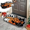 thumbnail image 1 of DAMAI Halloween Bath Rug,Ghost Pumpkin Black Cat Tufted Bath Mat,Non Slip Bathroom Shower Rugs Front Door Mat Carpet Floor Rug for Home Kitchen Bedroom Porch Entryway, 1 of 8