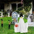 thumbnail image 1 of DAMAI Halloween Goose Outfit,Garden Goose Ghosts Clothes with Pumpkin Bucket for 23" Goose, Cement Statue Yard Front Porch Lawn Outdoor Patio Art Decoration, 1 of 4
