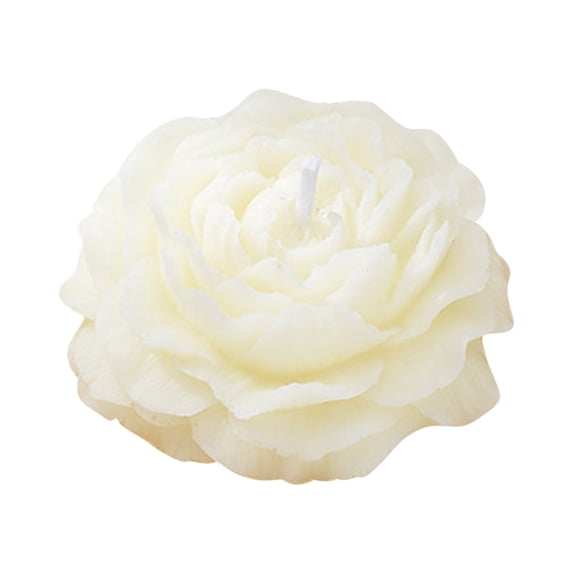 DAMAI Handmade Peony Flower Shaped Scented Candle, Soy Wax Decorative Candle, Aroma Soy Wax Decorative Candle for Mood Boosting Bath Yoga