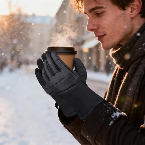 DAMAI Heated Gloves For Men Women Mittens Touchscreen Waterproof USB Winter Gloves Heating Glove For Driving Cycling Hunting Hiking