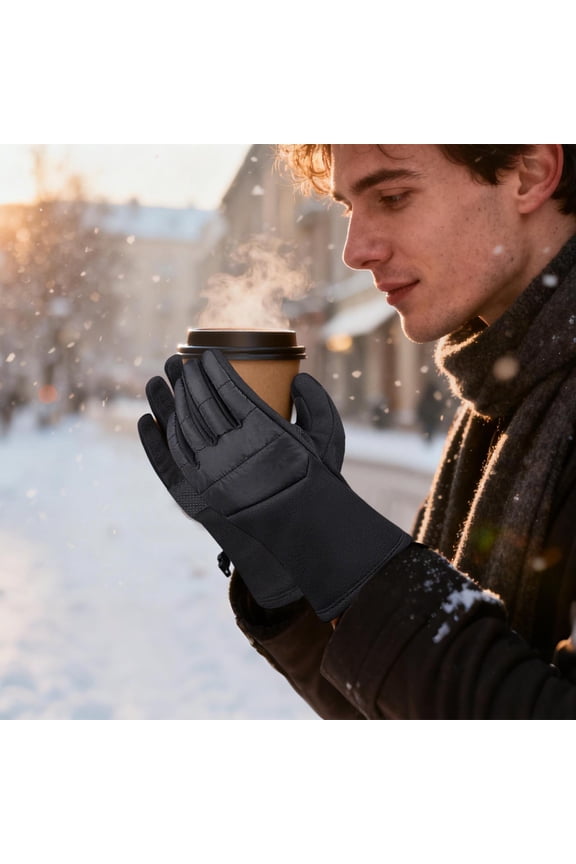 Heated Gloves For Men Women Mittens Touchscreen Waterproof USB Winter Gloves Heating Glove For Driving Cycling Hunting Hiking