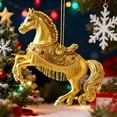 thumbnail image 1 of DAMAI Horse Christmas Ornaments 2025, Vintage Farm Animal Hanging Ornaments, Christmas Tree Hanging Ornament Xmas Decorations for Horse Lovers Horses Xmas Tree Ornament, 1 of 8
