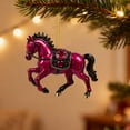thumbnail image 1 of DAMAI Horse Ornaments for Christmas Tree, 2D Acrylic Horse Decorations, Vintage Farm Xmas Tree Animal Hanging Ornaments, Decorative Holiday Accent for Home, Tabletop, Wall, and Window, 1 of 6