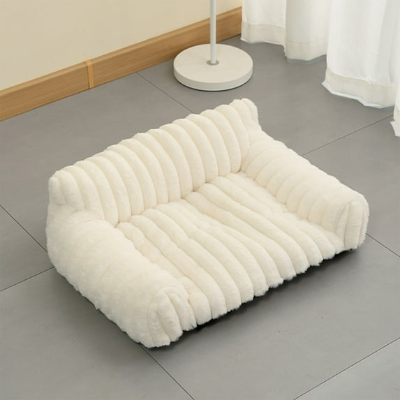 DAMAI Indoor Pet Sofa Bed - Cat Sofa Bed, Non slip Bottom Portable Cat Sofa Dog Bed, Soft Square Pet Bed for Cats Small Dogs Kitty