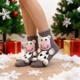 thumbnail image 1 of DAMAI Knit Cute Socks Floor Sock For Christmas Socks Hand Crocheted Winter Warm Multiple Styles Sock For Christmas Gifts For U, 1 of 5