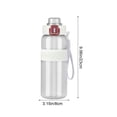 thumbnail image 1 of DAMAI Large-Capacity Sports Water Bottle, Leakproof BPA Free Plastic Fitness Bottle with Straw & Spout Lid & High Temperature Resistant Design, Reusable Water Bottle for Gym Hiking Travel Outdoor, 1 of 5