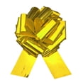thumbnail image 1 of DAMAI Large Gift Glitter Bow 12" Pull String Bow, Giant Round Shape Present Bows, Perfect For Gift Wrapping Big Presents Cars Bikes & More(Yellow), 1 of 4